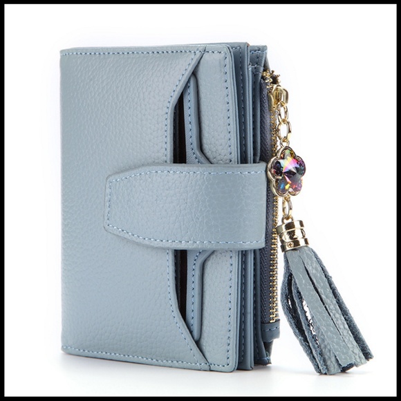 NEW DIJON Multi Function Crystal Tassel Wallet
